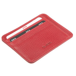 Aka Deri Kırmızı Kredi Kartlık - 004-8 - Aka (1)