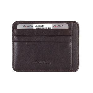 Aka Deri Kahve Kredi Kartlık - 004-3 - Aka