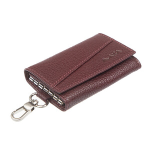 Aka Bordo Küçük Deri Anahtarlık - 005-70 - Aka