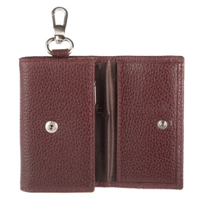 Aka Bordo Küçük Deri Anahtarlık - 005-70 - Aka (1)