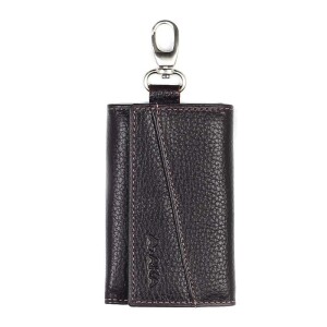 Aka Kahve Küçük Deri Anahtarlık - 005-4 - Aka