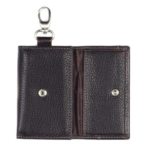 Aka Kahve Küçük Deri Anahtarlık - 005-4 - Aka (1)