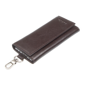 Aka Kahve Deri Anahtarlık - 008-3 - Aka