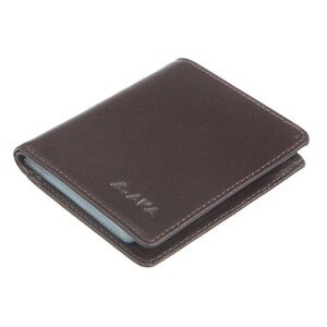 Aka Para Bölmeli Kahve Deri Kartlık - 019-3 - Aka