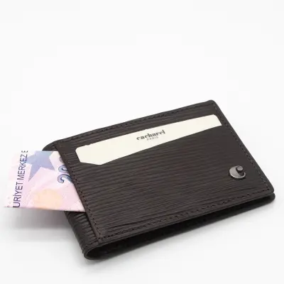 Cacharel Kahve A.Kabuğu Deri Kredi Kartlık 0336A4K - 3