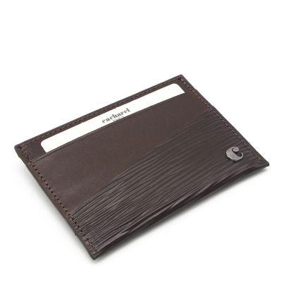 Cacharel Kahve A.Kabuğu Deri Kredi Kartlık 1983A4K - 1