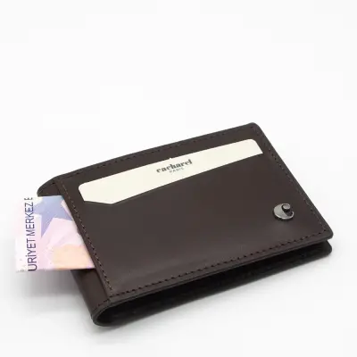 Cacharel Kahve Analin Deri Kredi Kartlık 0336D06 - 3