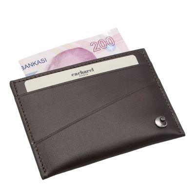 Cacharel Kahve Analin Deri Kredi Kartlık 1983D06 - 2