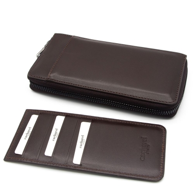 Cacharel Kahve Analin Deri Ünisex Cüzdan 21055D06 - 2