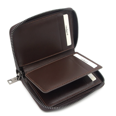 Cacharel Kahve Analin Unisex Deri Cüzdan 24375D06 - 4