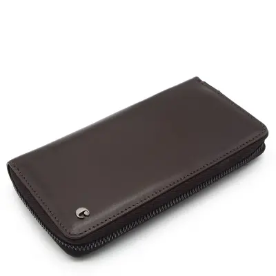 Cacharel Kahve Analin Unisex Deri Cüzdanı 211055D06 - 1