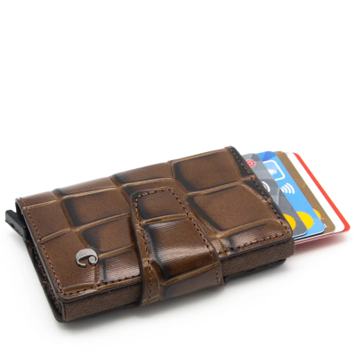 Cacharel Kahve B.Kroko Deri Kredi Kartlık 0270B8K - 2