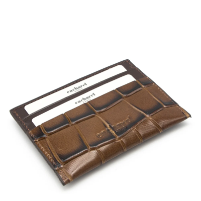 Cacharel Kahve B.Kroko Deri Kredi Kartlık 1983B8K - 3