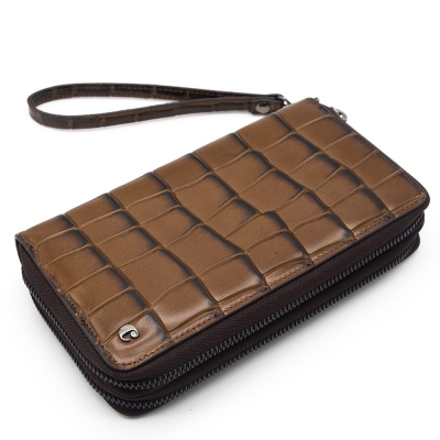 Cacharel Kahve B.Kroko Deri Ünisex Cüzdan 3369B8K - 1