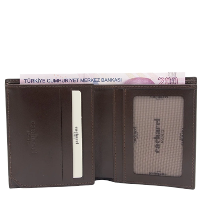 Cacharel Kahve Gladyatör Deri Erkek Cüzdanı 2017G66 - 2