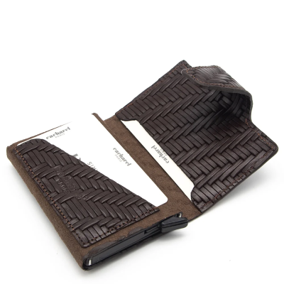 Cacharel Kahve Gladyatör Deri Kredi Kartlık 0270G66 - 3