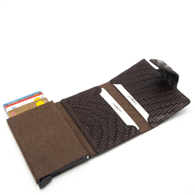 Cacharel Kahve Gladyatör Deri Kredi Kartlık 0270G66 - 4