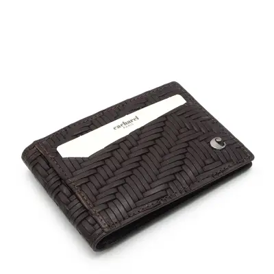 Cacharel Kahve Gladyatör Deri Kredi Kartlık 0336G66 - 1