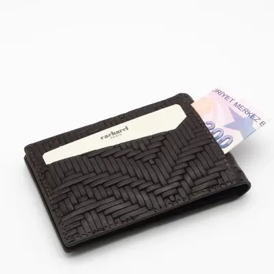 Cacharel Kahve Gladyatör Deri Kredi Kartlık 0336G66 - 2