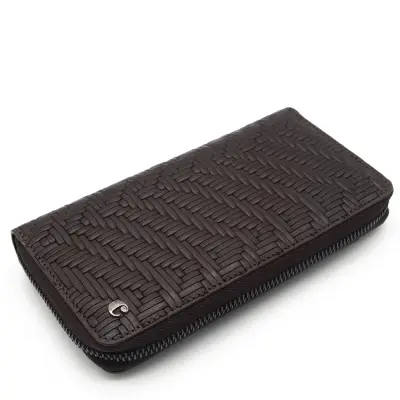 Cacharel Kahve Gladyatör Unisex Deri Cüzdanı 211055G66 - 1