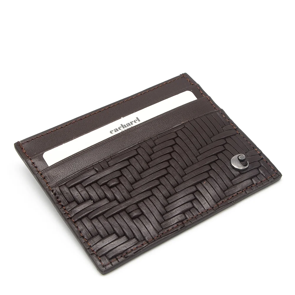 Cacharel Kahve Gladyatör Unisex Deri Kartlık 0244g66