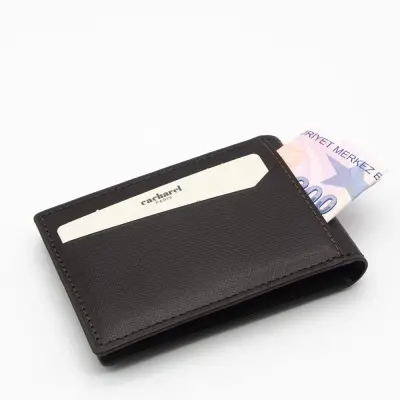 Cacharel Kahve Wint Deri Kredi Kartlık 0336W18 - 2