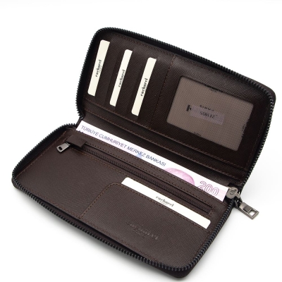 Cacharel Kahve Wint Deri Ünisex Cüzdan 21055W18 - 4