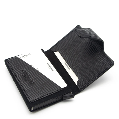 Cacharel Siyah A.Kabuğu Deri Kredi Kartlık 0270A3K - 3