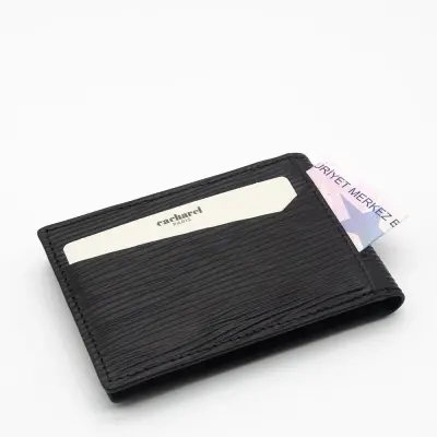 Cacharel Siyah A.Kabuğu Deri Kredi Kartlık 0336A3K - 2