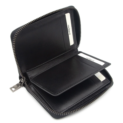 Cacharel Siyah Analin Unisex Deri Cüzdan 24375A55 - 4