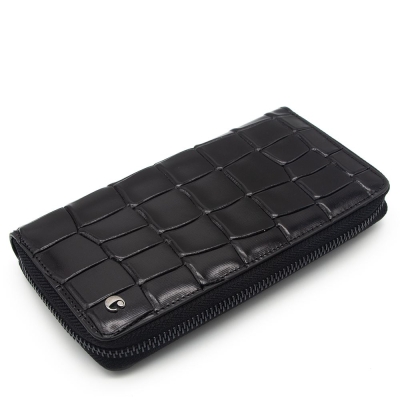 Cacharel Siyah B.Kroco Deri Ünisex Cüzdan 21055B7K - 1