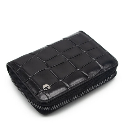 Cacharel Siyah B.Kroko Unisex Deri Cüzdan 24375B7K - Cacharel
