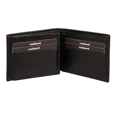 Cacharel Siyah Deri Erkek Cüzdanı 3234 - 2