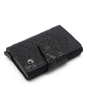 Cacharel Siyah Gladyatör Deri Kredi Kartlık 0270G65 