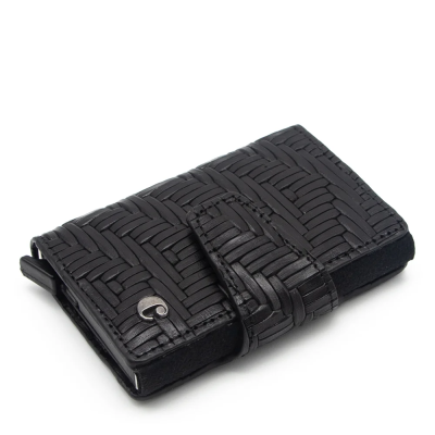 Cacharel Siyah Gladyatör Deri Kredi Kartlık 0270G65 - 1