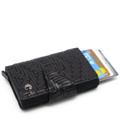 Cacharel Siyah Gladyatör Deri Kredi Kartlık 0270G65 - 2