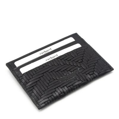 Cacharel Siyah Gladyatör Deri Kredi Kartlık 1983G65 - 3