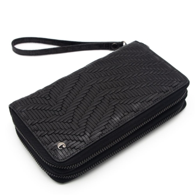 Cacharel Siyah Gladyatör Deri Ünisex Cüzdan 3369G65 - 1