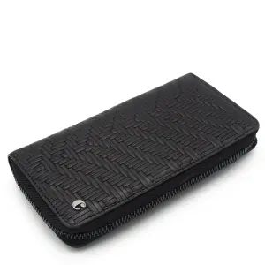 Cacharel Siyah Gladyatör Unisex Deri Cüzdanı 211055G65 