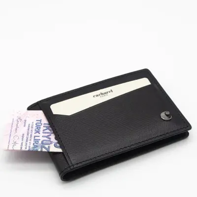 Cacharel Siyah Wint Deri Kredi Kartlık 0336W17 - 3