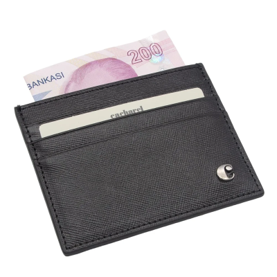 Cacharel Siyah Wint Unisex Deri Kartlık 0244W17 - 2