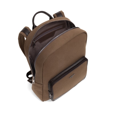 Cacharel Unisex Vizon Deri Karışımlı Sırt Çantası - 5