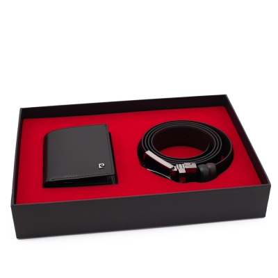 Pierre Cardin Çift Yönlü Deri Kemer & Cüzdan İkili Set PCCİFT01SK-1335A2C - 2