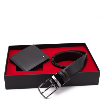 Pierre Cardin Çift Yönlü Deri Kemer & Cüzdan İkili Set PCCİFT01SK-2060A55 - 1