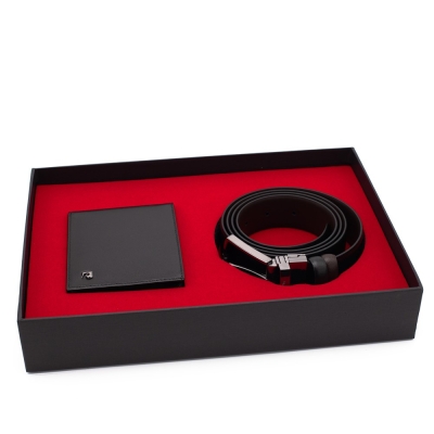 Pierre Cardin Çift Yönlü Deri Kemer & Cüzdan İkili Set PCCİFT01SK-2060A55 - 2