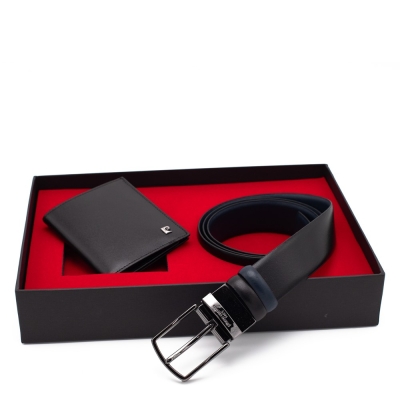Pierre Cardin Çift Yönlü Deri Kemer & Cüzdan İkili Set PCCİFT01SL-1135A2C - 1
