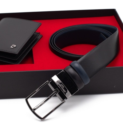 Pierre Cardin Çift Yönlü Deri Kemer & Cüzdan İkili Set PCCİFT01SL-1335A2C - 3