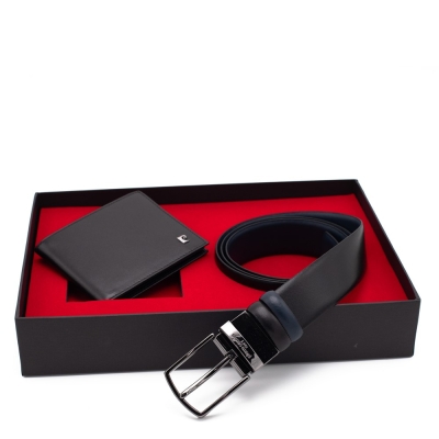 Pierre Cardin Çift Yönlü Deri Kemer & Cüzdan İkili Set PCCİFT01SL-2060A55 - 1