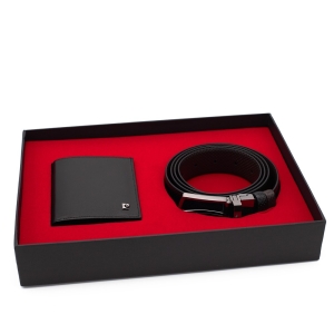 Pierre Cardin Çift Yönlü Deri Kemer & Cüzdan İkili Set PCCİFT04SK-1135A2C - Pierre Cardin (1)