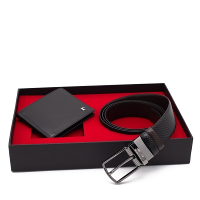 Pierre Cardin Çift Yönlü Deri Kemer & Cüzdan İkili Set PCCİFT04SK-2060A55 - 1